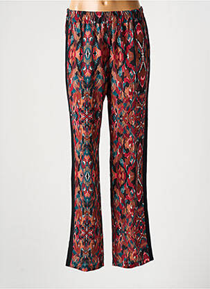 Pantalon drept talie elastică mărime normală maro DEUX. BY ELINE DE MUNCK femeie