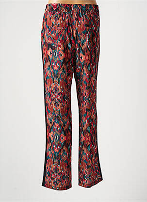 Pantalon drept talie elastică mărime normală maro DEUX. BY ELINE DE MUNCK femeie