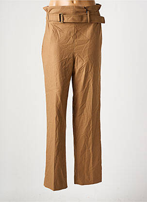 Pantalon drept maro DEUX. BY ELINE DE MUNCK femeie