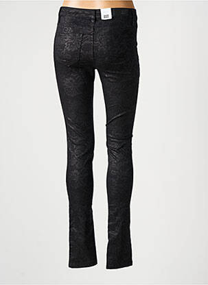 Pantalon slim țesătură poplin mărime normală negru VERO MODA femeie