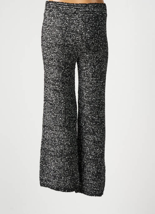 Pantalon larg negru MANGO femeie