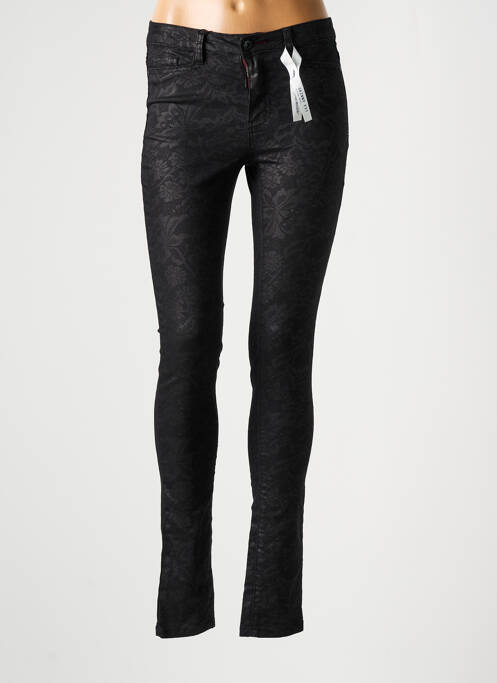 Pantalon slim țesătură poplin mărime normală negru VERO MODA femme