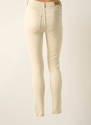 Pantalon slim elasticitate mărime normală bej ONLY femeie
