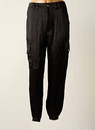 Pantalon cargo buzunare mărime normală negru MANGO femeie
