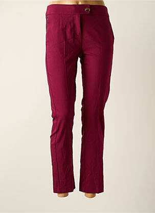 Pantalon trei sferturi roșu MORGAN femeie