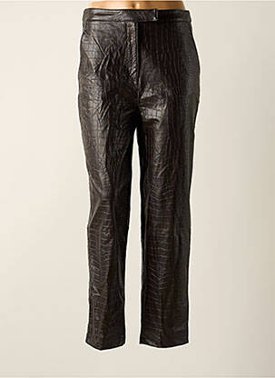 Pantalon drept maro ASTRID BLACK LABEL femeie