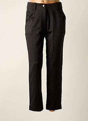 Pantalon drept elasticitate talie înaltă negru ASTRID BLACK LABEL femeie