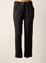 Pantalon drept elasticitate talie înaltă negru ASTRID BLACK LABEL femeie