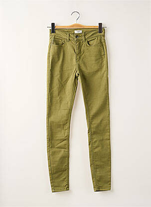 Pantalon slim verde JACQUELINE DE YONG femeie