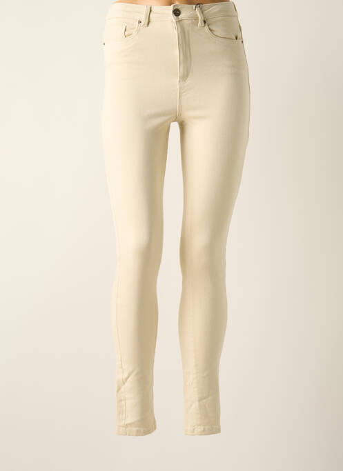 Pantalon slim bej ONLY femeie