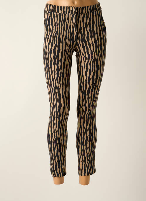 Pantalon slim galben MANGO femeie