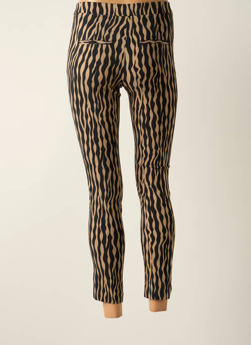 Pantalon slim galben MANGO femeie