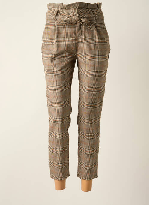 Pantalon trei sferturi maro ONLY femeie