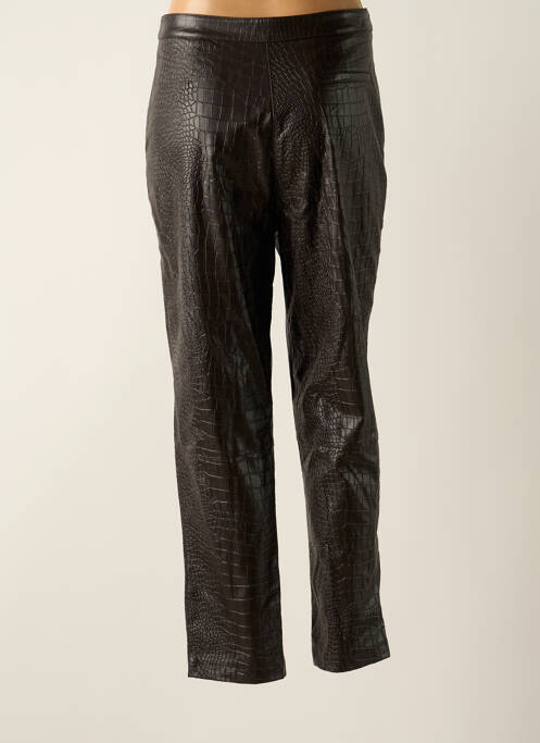 Pantalon drept maro ASTRID BLACK LABEL femeie
