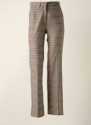 Pantalon drept bej L'IMPECCABLE MARCEL femeie