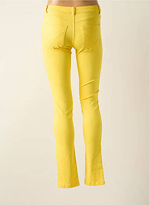 Pantalon slim elasticitate mărime normală galben FLAIR femeie