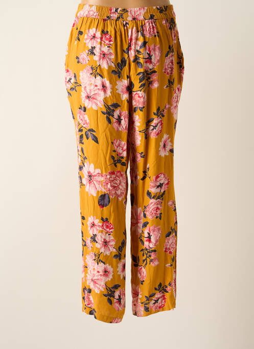 Pantalon larg galben VERO MODA femeie