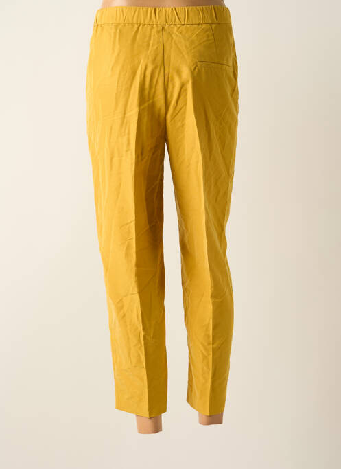 Pantalon 7/8 galben MANGO femeie