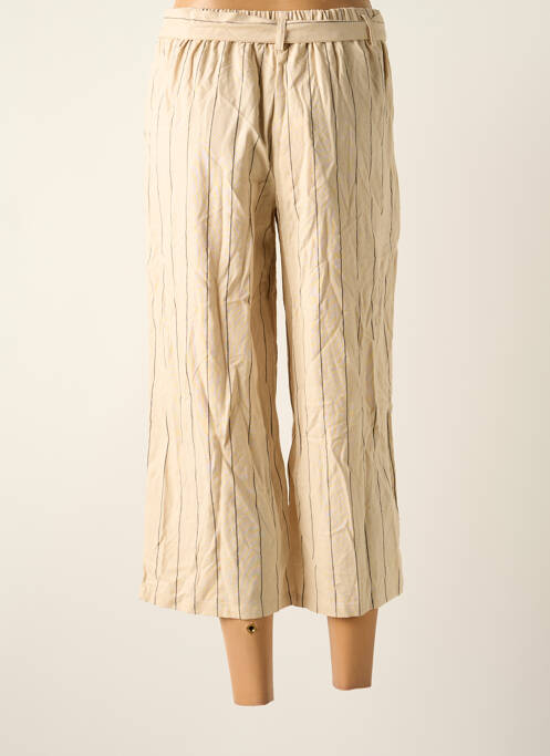 Pantalon trei sferturi bej VILA femeie