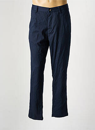 Pantalon chino țesătură poplin mărime normală albastru BRUCE & BUTLER  bărbat