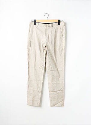 Pantalon chino închidere cu fermoar sub clapetă cu cârlig mărime normală bej JACK & JONES bărbat