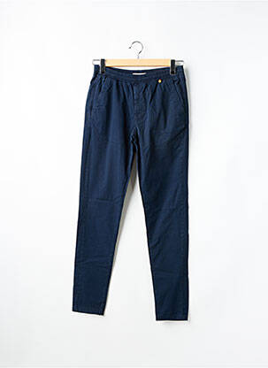 Pantalon slim buzunare albastru L'IMPECCABLE MARCEL bărbat