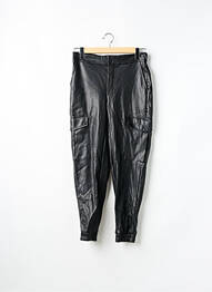 Pantalon cargo talie elastică mărime normală negru NOISY MAY femme