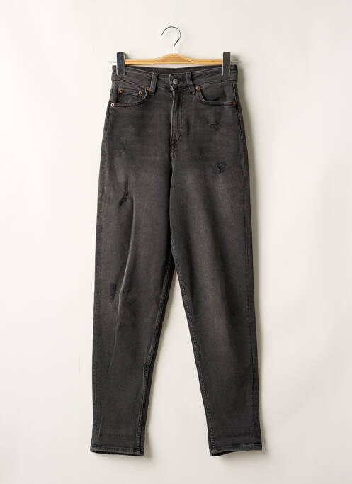 Blugi croială Mom negru DIVIDED H&M femeie