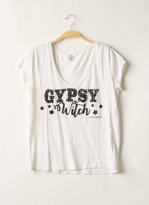 Tricou alb LEON & HARPER femeie