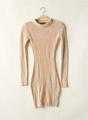 Rochie scurtă bej PRETTY LITTLE THING femeie