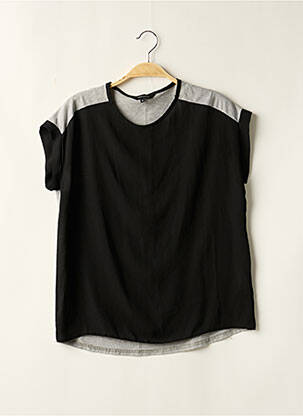 Tricou croială dreaptă mâneci scurte gri NEW LOOK femeie