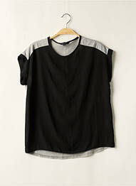 Tricou croială dreaptă mâneci scurte gri NEW LOOK femme