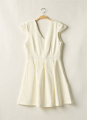 Rochie scurtă bej SUNCOO femeie