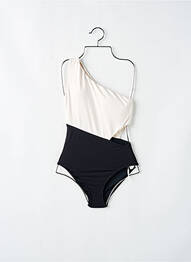 Costum de baie dintr-o singură piesă efect material satinat top sutien modelat negru SEAFOLLY femeie