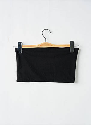 Top țesătură jersey fără mâneci negru FILA femeie