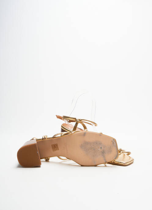 Sandale/Pantofi decupați auriu SARENZA femeie