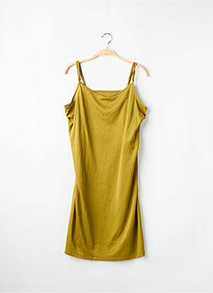 Rochie scurtă croială cambrată bretele subțiri verde VERO MODA femeie