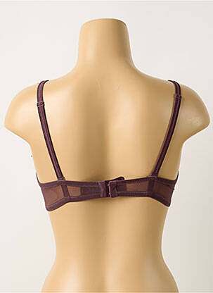 Sutien efect material satinat top bentiță violet LINGADORE femeie