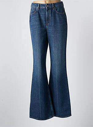 Blugi bootcut albastru TRUSSARDI JEANS femeie