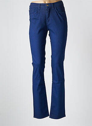 Blugi cu croială slim țesătură brută mărime normală albastru TRUSSARDI JEANS femeie