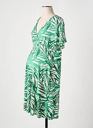 Rochie de maternitate elasticitate verde BALLOON femeie