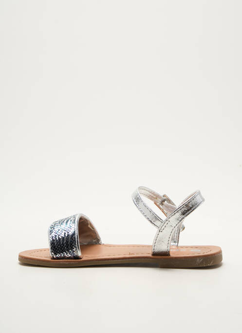 Sandale/Pantofi decupați argintiu SPROX fată