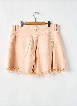 Șort țesătură denim roz PLEASE fată