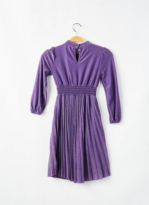 Rochie lungă violet DIXIE fată