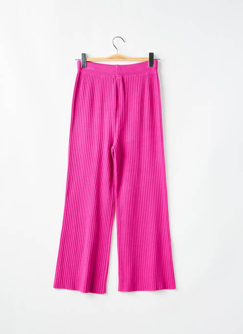 Pantalon evazat violet PLEASE fată