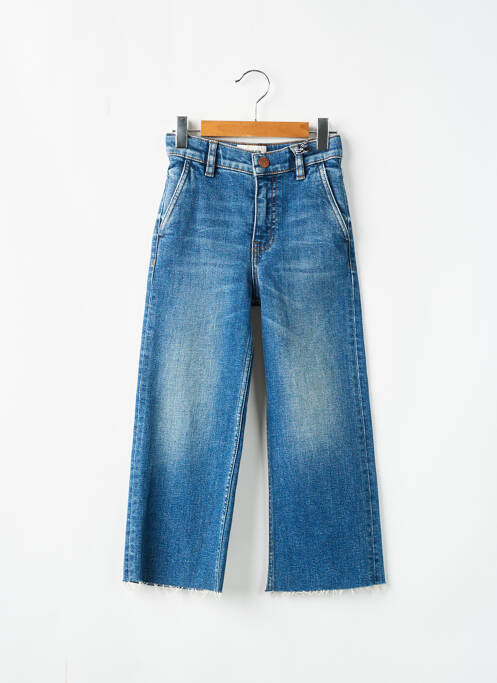 Blugi cu croială evazată albastru FINGER fată