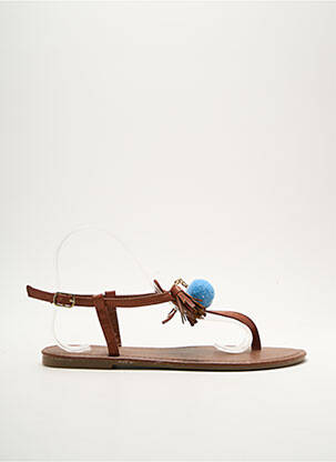 Șlapi maro CASSIS COTE D'AZUR femeie