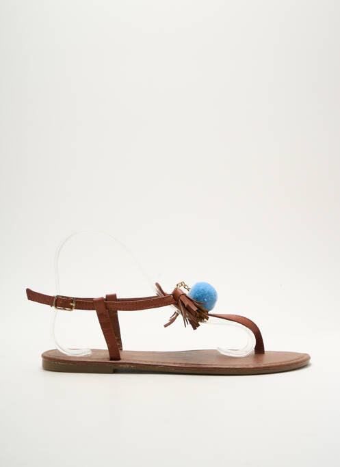 Șlapi maro CASSIS COTE D'AZUR femeie