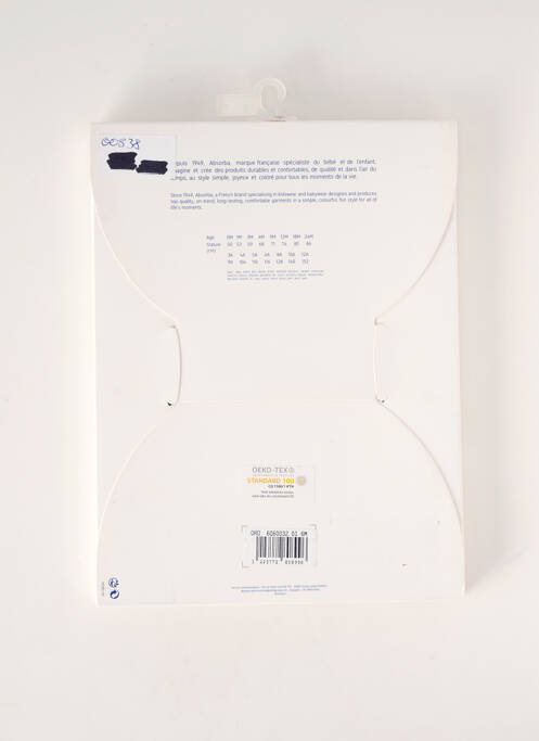 Body de lenjerie alb ABSORBA fată