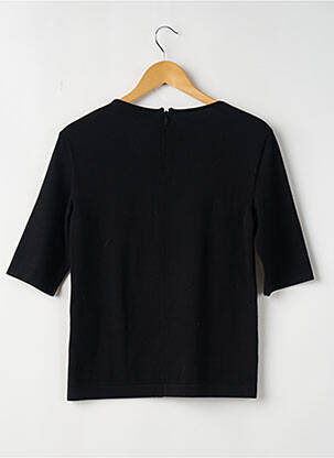 Pulover croială dreaptă mâneci 3/4 negru FENDI femeie